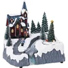 Image de vidaXL - Kerst - Dorp - Decoratie - Multikleur - 20,5 - x - 17 - x - 21 - cm - Kunststof