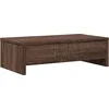 Image de vidaXL - Monitorstandaard - met - lades - 50x27x15 - cm - hout - bruin - eikenkleurig