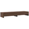 Image de vidaXL - Monitorstandaard - met - lades - 100x27x15 - cm - hout - bruin - eikenkleur