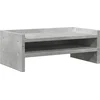 Image de vidaXL - Monitorstandaard - 42x24x16 - cm - bewerkt - hout - betongrijs