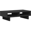 Image de vidaXL - Monitorstandaard - 50x27x15 - cm - bewerkt - hout - zwart