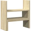 Image de vidaXL - Bureau - organiser - 40x17x41 - cm - bewerkt - hout - sonoma - eikenkleurig