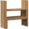 Image de vidaXL - Bureau - organiser - 40x17x41 - cm - bewerkt - hout - artisanaal - eiken