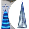 Image de vidaXL - LED-kerstboom - 475 - LEDs - 247 - cm - blauw