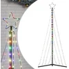 Image de vidaXL - LED-kerstboom - 339 - LEDs - kleurrijk - 187 - cm