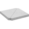 Image de vidaXL - Parasolvoetplaten - 2 - st - driehoekig - 14 - kg - graniet - grijs