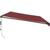 Image de vidaXL - Luifel - automatisch - uittrekbaar - met - LED's - 600x300 - cm - bordeaux