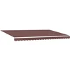 Image de vidaXL - Luifel - handmatig - uittrekbaar - met - LED's - 500x300 - cm - bruin