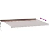 Image de vidaXL - Luifel - automatisch - uittrekbaar - 600x300 - cm - bruin