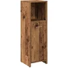 Image de vidaXL - Badkamerkast - 30x30x95 - cm - bewerkt - hout - oud - houtkleurig