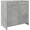 Image de vidaXL - Wastafelkast - 60x33x60 - cm - bewerkt - hout - betongrijs