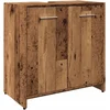 Image de vidaXL - Wastafelkast - 60x33x60 - cm - bewerkt - hout - oud - houtkleurig