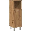 Image de vidaXL - Badkamerkast - 30x30x95 - cm - bewerkt - hout - artisanaal - eikenkleur