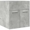 Image de vidaXL - Wastafelkast - 41x38,5x46 - cm - bewerkt - hout - betongrijs