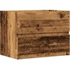 Image de vidaXL - Badkamerkast - 60x38,5x45 - cm - bewerkt - hout - oud - houtkleurig
