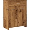 Image de vidaXL - Badkamerkast - 60x33x80 - cm - bewerkt - hout - oud - houtkleurig