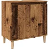 Image de vidaXL - Wastafelkast - 58x33x60 - cm - bewerkt - hout - oud - houtkleurig