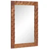 Image de vidaXL - Badkamerspiegel - Acacia - Bruine - Afwerking - 50 - x - 70 - x - 2,5 - cm