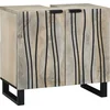 Image de vidaXL - Wastafel - kabinet - voor - de - badkamer - met - plank - Wit - 62 - x - 33 - x - 58 - cm