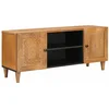 Image de vidaXL - TV - Eenheden - Lichtbruin - 105 - x - 33 - x - 46 - cm - Massief - Mango - Hout