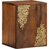Image de vidaXL - Wandkast - Honing - bruin - 38 - x - 33 - x - 48 - cm - Massief - Mango - Hout