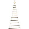 Image de vidaXL - Hangende - kerstboom - met - topster - 74x150 - cm - natuurlijke - tak