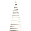 Image de vidaXL - Hangende - kerstboom - met - topster - 100x210 - cm - natuurlijke - tak