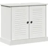 Image de vidaXL - Wastafelkast - met - plank - VIGO - Wit - en - Antiek - Wit - 68 - x - 34 - x - 59 - cm