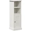 Image de vidaXL - Badkamerkast - met - plank - VIGO - Wit - en - Antiek - Wit - 37 - x - 34 - x - 110 - cm