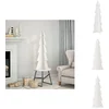 Image de vidaXL - Kerstdecoratie - kerstboom - 112 - cm - massief - grenenhout - wit