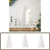 Image de vidaXL - Kerstdecoratie - kerstboom - 69,5 - cm - massief - grenenhout - wit