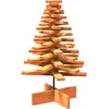 Image de vidaXL - Kerstdecoratie - kerstboom - 80 - cm - massief - grenenhout - wasbruin