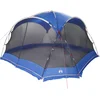 Image de vidaXL - Muskietentent - met - dak - Azuurblauw - 434 - x - 434 - x - 230 - cm