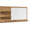 Image de vidaXL - Badkamerspiegelkast - 90x11x45 - cm - bewerkt - hout - artisanaal - eiken