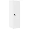 Image de vidaXL - Badkamerkast - met - rolhouder - 20,5x22x72 - cm - wit