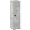 Image de vidaXL - Badkamerkast - met - rolhouder - 20,5x22x72 - cm - betongrijs