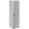 Image de vidaXL - Badkamerkast - met - rolhouder - 20,5x22x72 - cm - grijs - sonoma - eiken