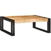 Image de vidaXL - Badkamerrek - voor - Bruin - 65 - x - 50 - x - 23 - cm - Massief - ruwe - mango - hout