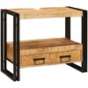Image de vidaXL - Wastafel - Kast - met - lade - Bruin - 71 - x - 33 - x - 58 - cm - Massief - Mango - Hout