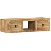 Image de vidaXL - Tv-wandmeubel - 100x32x25 - cm - massief - hout - ruw - mangohout