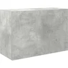 Image de vidaXL - Badkamerwandkast - 60x25x40 - cm - bewerkt - hout - betongrijs