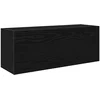 Image de vidaXL - Badkamerwandkast - 80x25x30 - cm - bewerkt - hout - zwart