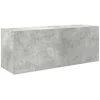 Image de vidaXL - Badkamerwandkast - 80x25x30 - cm - bewerkt - hout - betongrijs