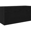 Image de vidaXL - Badkamerwandkast - 80x25x40 - cm - bewerkt - hout - zwart