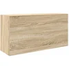 Image de vidaXL - Badkamerwandkast - 80x25x40 - cm - bewerkt - hout - sonoma - eikenkleurig