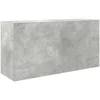 Image de vidaXL - Badkamerwandkast - 80x25x40 - cm - bewerkt - hout - betongrijs