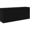 Image de vidaXL - Badkamerwandkast - 100x25x40 - cm - bewerkt - hout - zwart