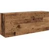 Image de vidaXL - Badkamerwandkast - 100x25x40 - cm - bewerkt - hout - oud - houtkleurig