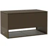 Image de vidaXL - Opbergbox - voor - buiten - 100x55x55,5 - cm - poly - rattan - bruin