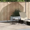 Image de vidaXL - Tuin - salontafel - rechthoekig - 40x40x37 - cm - poly - rattan - bruin